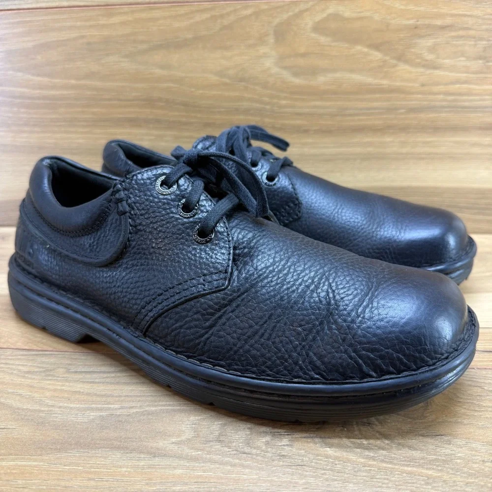 Dr Martens Hampshire Oxfords Casual Shoes Mens 10 Black Pebble Leather 3 Eye